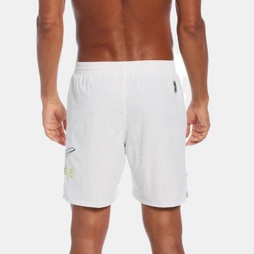 Nike Split‎ Logo Icon 7 JDI Fade Volley Shorts White Sz XXL Summer Sporty Preppy - Picture 11 of 15